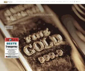 Auvesta.com(Goldsparplan, Gold, Silber, Platin, Palladium kaufen und verkaufen) Screenshot