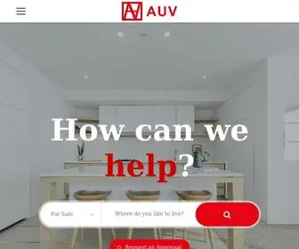 Auvrealestate.com.au(AUV INVESTMENT AND REAL ESTATE) Screenshot