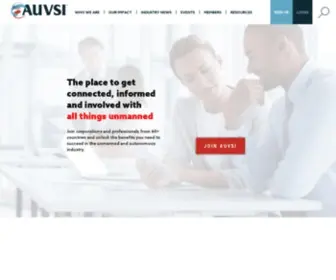 Auvsi.net(Association for Unmanned Vehicle Systems International) Screenshot