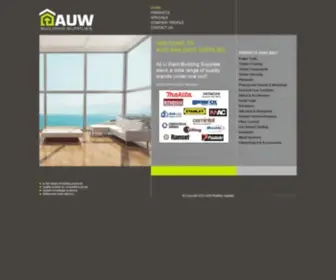 Auwbs.com(AUW Building Supplies) Screenshot