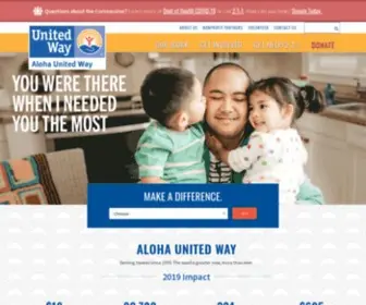 Auw.org(Aloha United Way) Screenshot