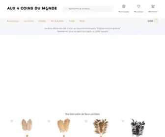 Aux4Coinsdumonde.net(Boutique de décoration ethnique en plein coeur de Bordeaux) Screenshot