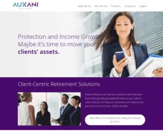 Auxani.com(Auxani Advisors) Screenshot