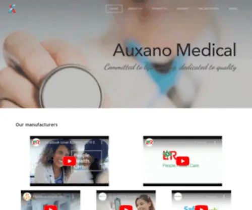 Auxano.com.sg(AUXANO MEDICAL PTE) Screenshot