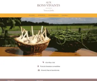 Auxbonsvivants.ca(AUX BONS VIVANTS) Screenshot