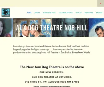 AuxDogtheatre.org(Aux Dog Theatre Nob Hill) Screenshot