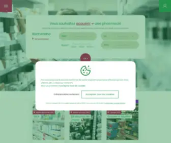 Auxi-Pharma.com(Acquérir pharmacie) Screenshot
