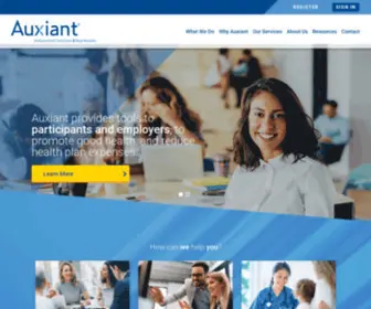 Auxiant.com(Your Integrated Benefits Partner) Screenshot