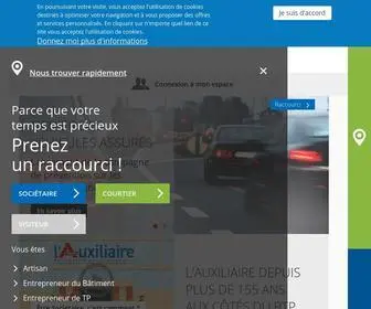 Auxiliaire.fr(L'Auxiliaire, assurance BTP) Screenshot