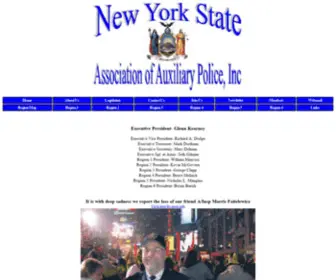 Auxiliary-Police.org(NY State Association of Auxiliary Police) Screenshot