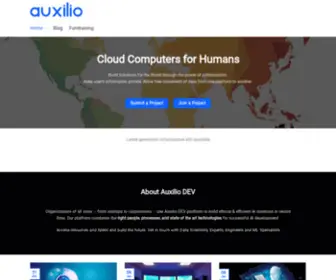 Auxilio.dev(Home) Screenshot