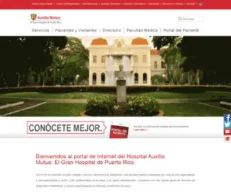 Auxiliomutuo.com(Hospital Auxilio Mutuo) Screenshot