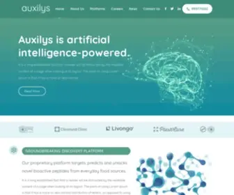 Auxilys.com(Auxilys) Screenshot