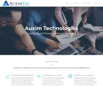 Auximtec.com(Auxim Technologies) Screenshot