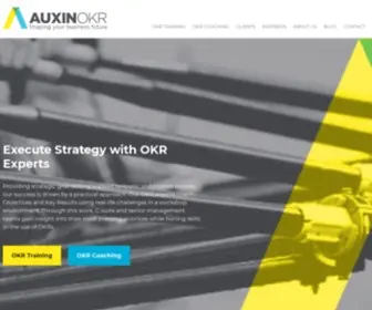 Auxinokr.com(UK's Leading OKR Experts) Screenshot