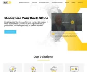 Auxis.com(Helping Organizations Modernize their Back) Screenshot