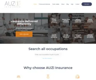 Auzi.com(Choose your Occupation to get an Instant Quote for Insurance) Screenshot