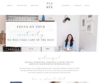 Avaandthebee.com(Boutique Wedding Marketing Agency) Screenshot