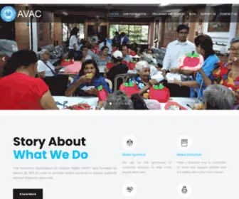 Avac.com.co(AVAC Morada el Buen Samaritano) Screenshot