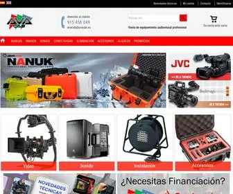 Avacab-Online.com(Avacab Audiovisuales) Screenshot