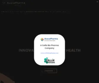 Avacapharma.com(Avaca Pharma) Screenshot