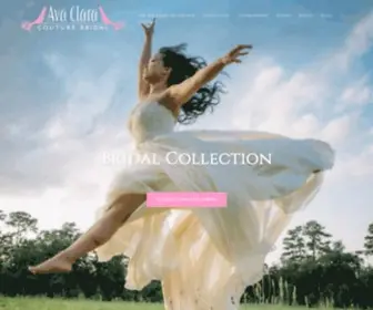 Avaclarabridal.com(Bridal Shop) Screenshot
