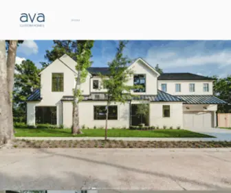 Avacustomhomes.com(Ava Custom Homes) Screenshot