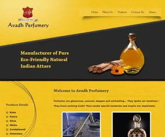 Avadhperfumery.com(Avadh Perfumery) Screenshot