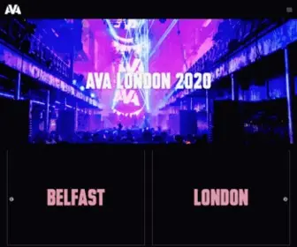 Avafestival.com(AVA Festival and Conference) Screenshot