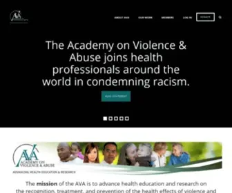 Avahealth.org(Academy on Violence and Abuse) Screenshot