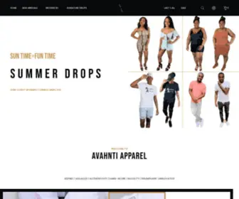 Avahntiapparel.com(Avahnti Apparel) Screenshot