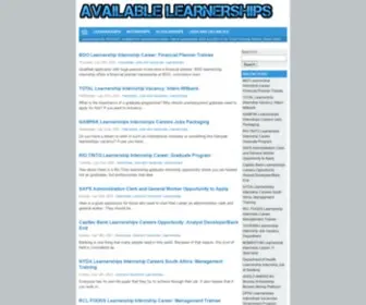 Availablelearnerships.com(Learnerships for) Screenshot