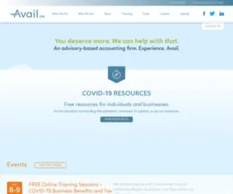 AvailcPa.com(Avail CPA) Screenshot