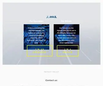 Availhub.com(UK's largest HGV driver agency recruitment app for drivers & hauliers) Screenshot