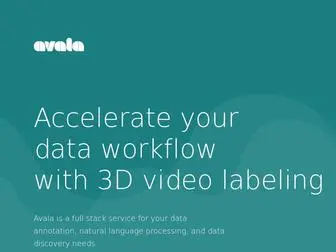 Avala.ai(Data Acquisition & Annotation Platform) Screenshot