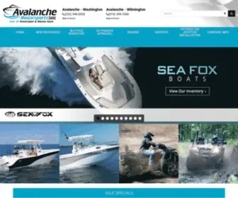Avalanche-Motors.com(Home Avalanche Motorsports Washington) Screenshot