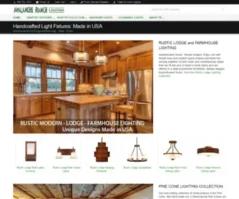 Avalanche-Ranch.com(Rustic Lighting) Screenshot