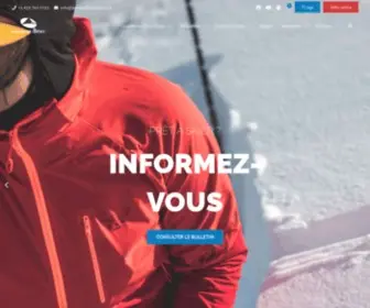 Avalanchequebec.ca(Québec) Screenshot