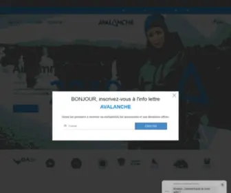 Avalancheskiwear.com(Avalanche Skiwear) Screenshot