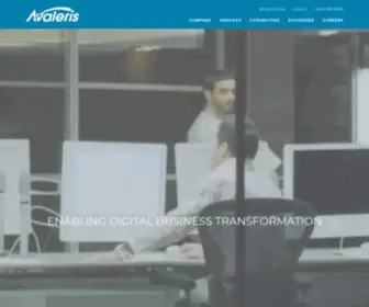 Avaleris.com(Enabling Digital Business Transformation) Screenshot