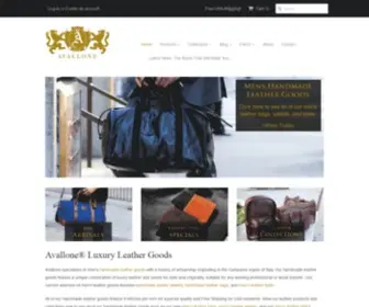 Avalloneluxury.com(Create an Ecommerce Website and Sell Online) Screenshot