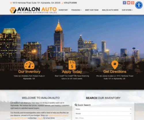 Avalonautoatlanta.com(Avalonautoatlanta) Screenshot