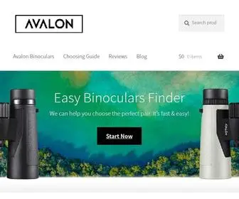 Avalonbinoculars.com(Easily Find Your Perfect Binoculars) Screenshot