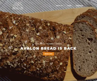 Avalonbreads.net(Avalon Breads) Screenshot