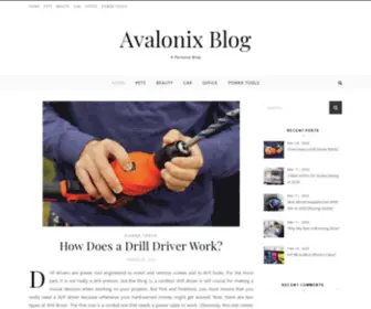 Avalonix.co.uk(A Personal Blog) Screenshot