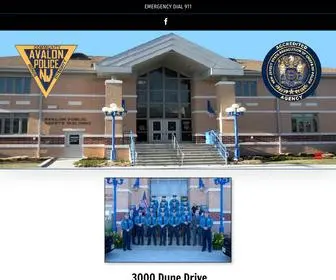 Avalonpolice.org(AVALON POLICE DEPARTMENT N.J) Screenshot