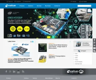 Avalue-Tech.com(Single board computer) Screenshot