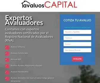 Avaluoscapital.net(Avaluos Capital) Screenshot