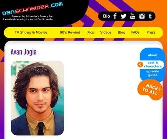 Avan-Jogia-Danschneider.com(Dan Schneider) Screenshot