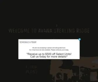 Avanasterlingridge.com(Avana Sterling Ridge) Screenshot